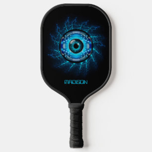 Individuelle Name Cyber Circuit Eye Pickleball Schläger