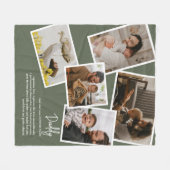 Individuelle Name Daddy Pater Definition Foto Coll Fleecedecke (Vorderseite (Horizontal))