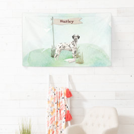 Individuelle Name Dalmatiner Haustier Hund Banner