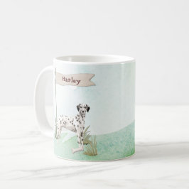 Individuelle Name Dalmatiner Haustier Hund Kaffeetasse