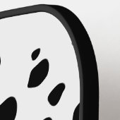 Individuelle Name Dalmatiner Tierische Druckmuster Pickleball Schläger (Linke Seite)