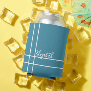 Individuelle Name-Damen in Blau Dosenkühler