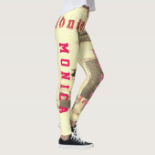 Individuelle Name Dance Leggings (Rechts)