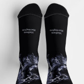 Individuelle Name Dancing Couple Socken (Oben)