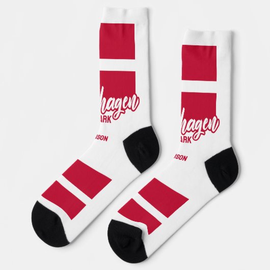 Individuelle Name Dänemark Socken (Linkes Detail)