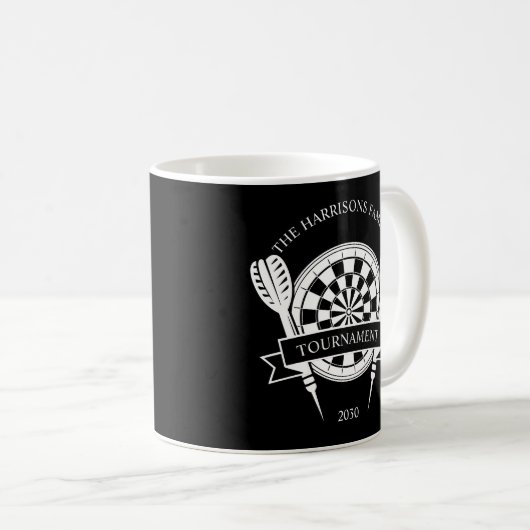 Individuelle Name Dart Kaffeetasse (VorderseiteRechts)