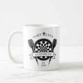 Individuelle Name Dart Queen Coffee Tasse (Links)