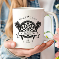 Individuelle Name Dart Queen Coffee Tasse