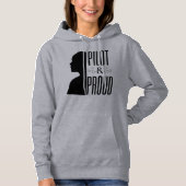 Individuelle Name Datum Beruf Pilotweibliche und s Hoodie (Vorderseite)