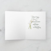 Individuelle Name, Datum, Ordination Glückwunsch Karte (Innenseite)