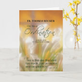 Individuelle Name, Datum, Ordination Glückwunsch Karte (Gelbe Blume)