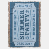 Individuelle Name, Datum und Ort "Party Ticket" we Decke (Vorderseite Vertikal)