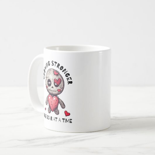 Individuelle Name Datum Voodoo Puppe Auto Kaffeetasse (Vorderseite Links)
