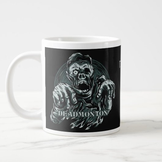 Individuelle Name DEADMONTON Jumbo Tasse (Links)