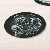 Individuelle Name DEADMONTON Papier Untersetzer (Angewinkelt)