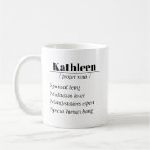 Individuelle Name Definition|Ein Foto Kaffeetasse (Links)
