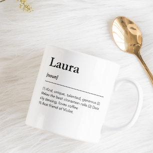 Individuelle Name-Definition: minimalistisch schwa Kaffeetasse
