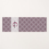 Individuelle Name Deko Dusky Rose Cherry Blossom M Yogamatte (Vorderseite (Horizontal))