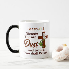 Individuelle Name denkt daran, dass ihr trocken se Verwandlungstasse