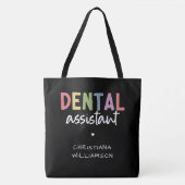 Individuelle Name Dental Assistant Geschenk  Tasche (Vorderseite)