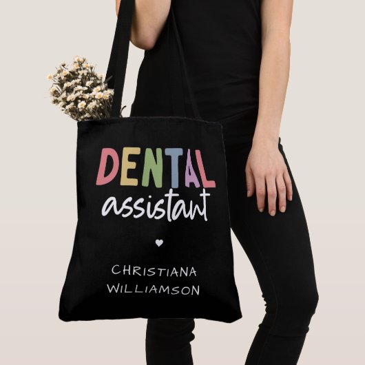 Individuelle Name Dental Assistant Geschenk  Tasche (Von Nahem)