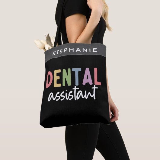 Individuelle Name Dental Assistant Geschenk Tasche (Von Nahem)
