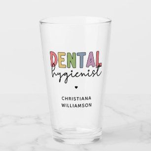 Individuelle Name Dental Hygienist RDH Geschenke Glas
