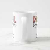 Individuelle Name Dental Hygienist RDH Geschenke Jumbo-Tasse (Rückseite)