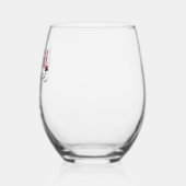 Individuelle Name Dental Hygienist RDH Geschenke Weinglas Ohne Stiel (Links)