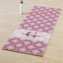 Individuelle Name der 20er Jahre Radiant Dusky Ros Yogamatte