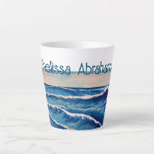 Individuelle Name der Blauen Flutwellen Milchtasse (Vorderseite)