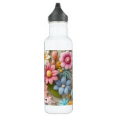 Individuelle Name der farbenfrohen Spring 3D Felt  Edelstahlflasche (Rechts)