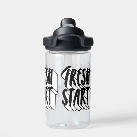 Individuelle Name der Fresh Start School Trinkflasche (Rückseite)