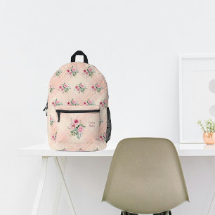 Individuelle Name der Herbstblüten Bedruckter Rucksack