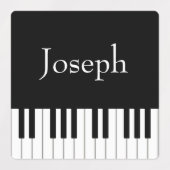 Individuelle Name der klassischen Klaviermusiker Etiketten (Design 2)