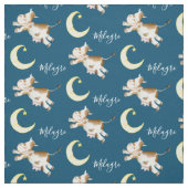 Individuelle Name der Kuh-Springmond Aquarellkunst Stoff (Muster)