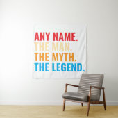 Individuelle Name der Mann, der Mythos, die Legend Wandteppich (Beispiel)