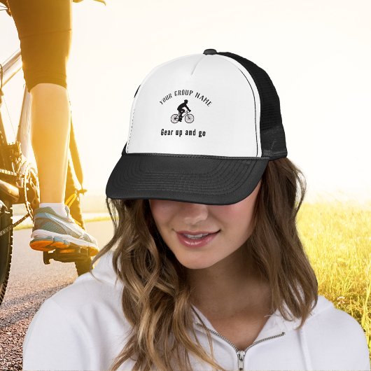 Individuelle Name der Radgruppe Truckerkappe