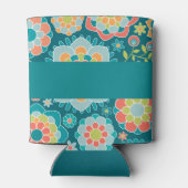 Individuelle Name der Sommerblumenmuster Dosenkühler (Rückseite)