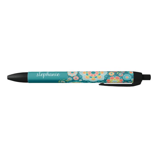 Individuelle Name der Sommerblumenmuster Kugelschreiber (Unterseite)