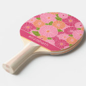 Individuelle Name der Sommerblumenmuster Tischtennis Schläger (Vorderseite)