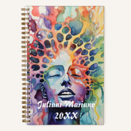 Individuelle Name der verwischten Grenzen Notizblock