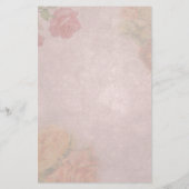 Individuelle Name der Vintagen Rose Briefpapier (Rückseite)
