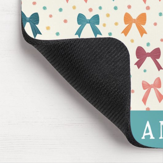 Individuelle Name der Wimperntusche Mousepad (Ecke)