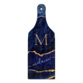 Individuelle Name des Blue Gold Marbour Cutting Bo Schneidebrett (Vorderseite)