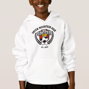 Individuelle Name des Fußballvereins der Schule od Hoodie