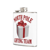 Individuelle Name des North Pole Gifting Team Flachmann (Links)