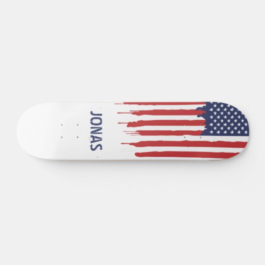 Individuelle Name des patriotischen Tropfens Skateboard (Horizontal)