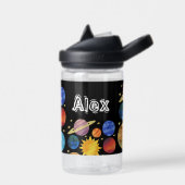 Individuelle Name des Sonnensystems Trinkflasche (Links)