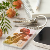 Individuelle Name des Violinlehrers Schlüsselanhänger (Vorderseite rechts)